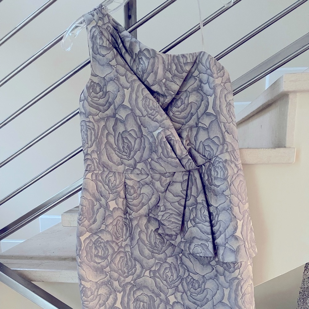 HP🌷VINTAGE CARMEN MARC VALVO grey DRESS